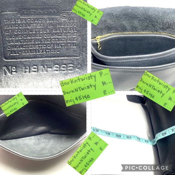 Vintage Coach Leather Prairie Bag Gorgeous! - Picture 4 of 15